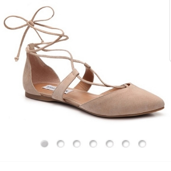 Steve Madden Shoes - {Steve Madden} Tie up Suede Flats